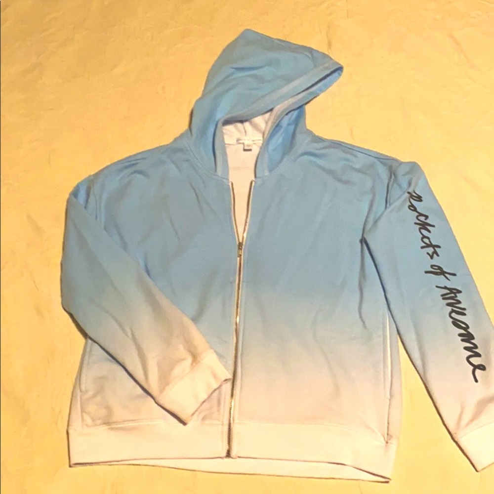 Girls Ombré Blue Lightweight Jacket